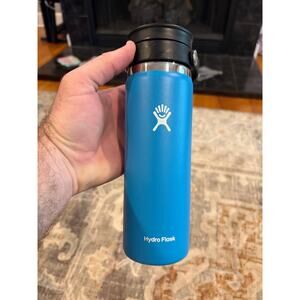 Hydro Flask 20oz Wide Mouth Water Bottle Blue